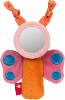 Sigikid Greifling Schmetterling Mit Spiegel, Red Stars 4 Sigikid Greifling Schmetterling Mit Spiegel, Red Stars – Bild 2