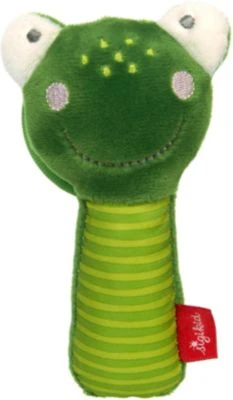 Sigikid Greifling Frosch Mit Spiegel, Red Stars