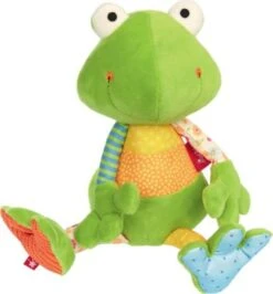 Sigikid Frosch, Patchwork Sweety, 30 Cm (42940)