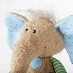 Sigikid Stofftier Elefant Blau Patchwork Sweety -Sigikid 42962 o 600x600