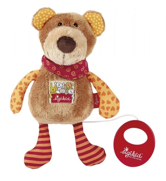 Sigikid Spieluhr Bär Kuschelspieluhr Aus Der Red Star Collection, 23 Cm 3 Sigikid Spieluhr Bär Kuschelspieluhr Aus Der Red Star Collection, 23 Cm