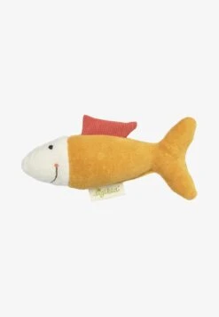Sigikid RASSEL-GREIFLING FISCH - Kuscheltier - Gelb